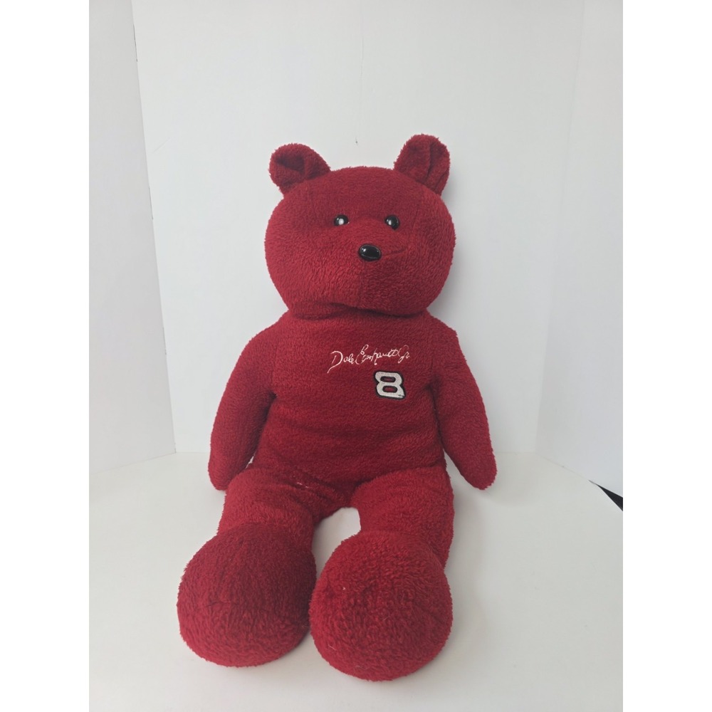 Vintage Nascar Dale Earnhardt Jr Bear Plush 2001 27"‎ 23 Karat Gold N Bear